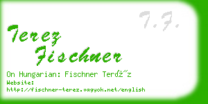 terez fischner business card